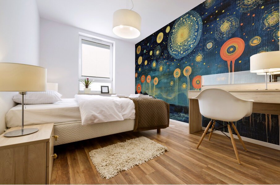 Celestial Bloom NZ92H8 60 Mural print