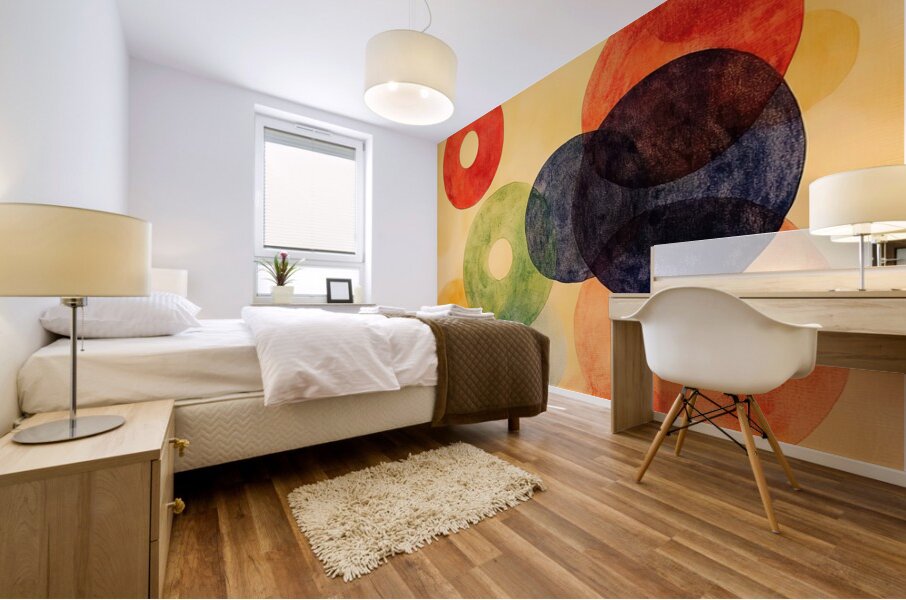 Celestial Circles Dance A729B5 45 Mural print