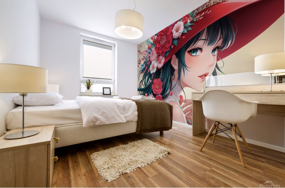 illustration captivante Mural print