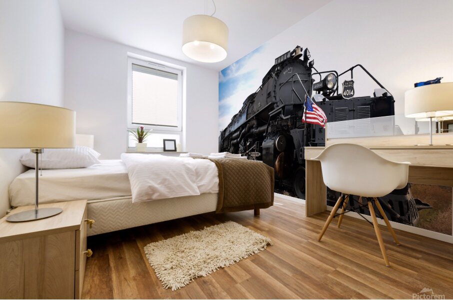 Big Boy Train Mural print