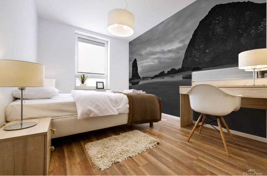 Haystack and The Twin Pinnacles Mural print