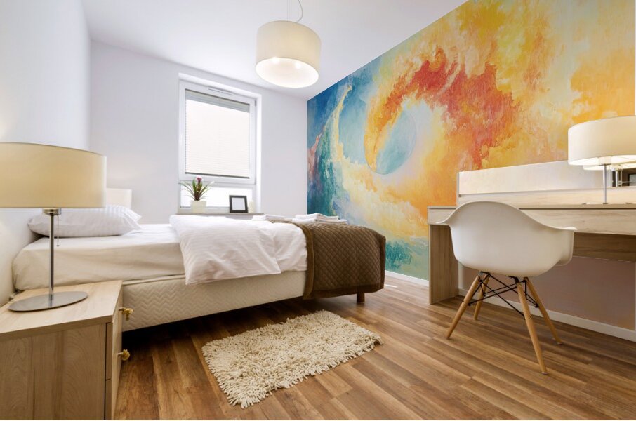 Celestial Embrace H92N3P 63 Mural print