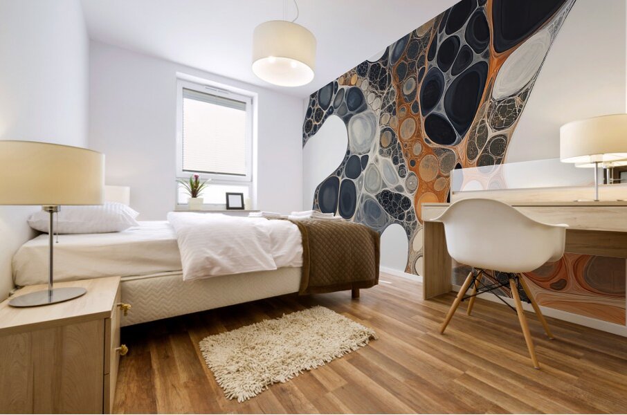 Cellular Flow 9P3N2H 55 Mural print