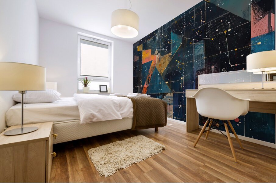 Celestial Grid 92HJ5N 55 Mural print