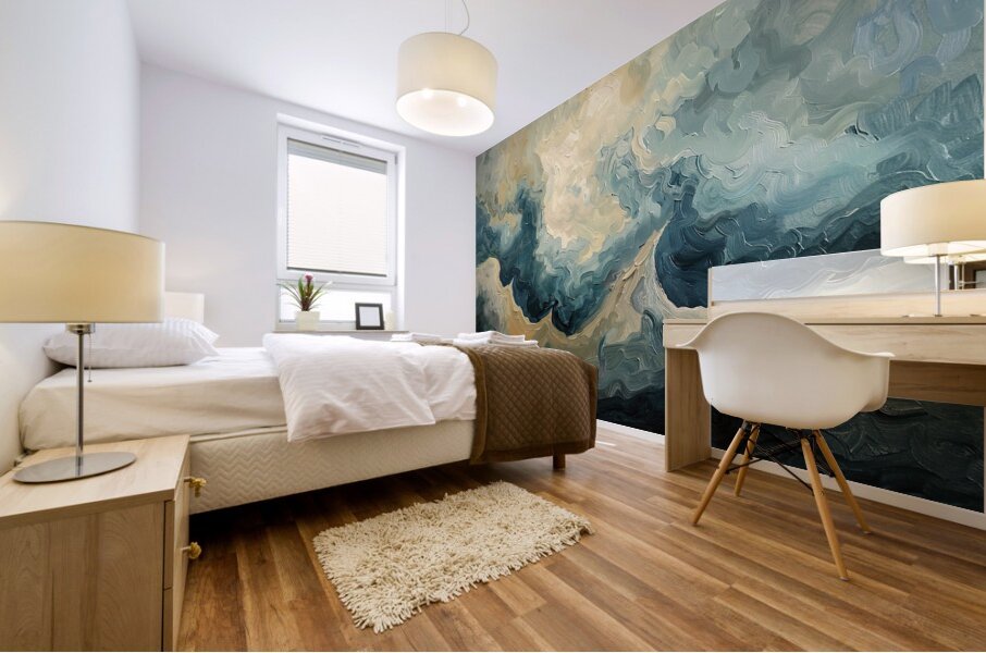 Celestial Turbulence H3N5P2 62 Mural print