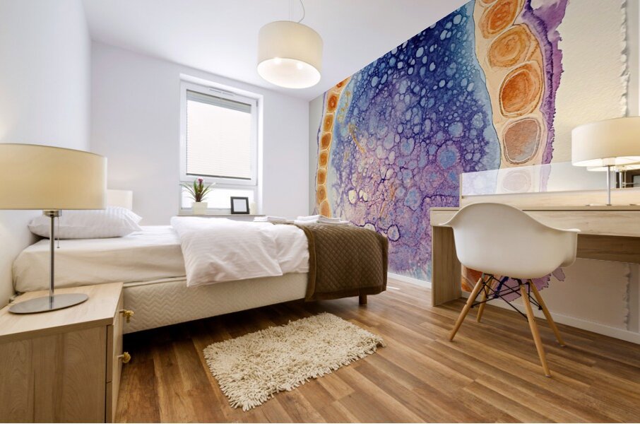 Cellular Harmony H9P4N2 48 Mural print