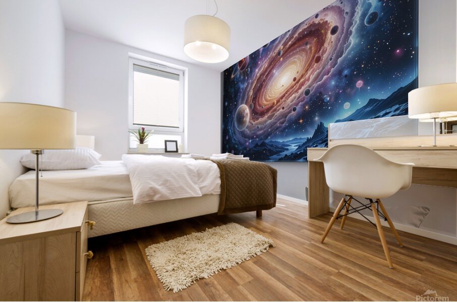 Celestial Wonders: A Cosmic Journey Mural print