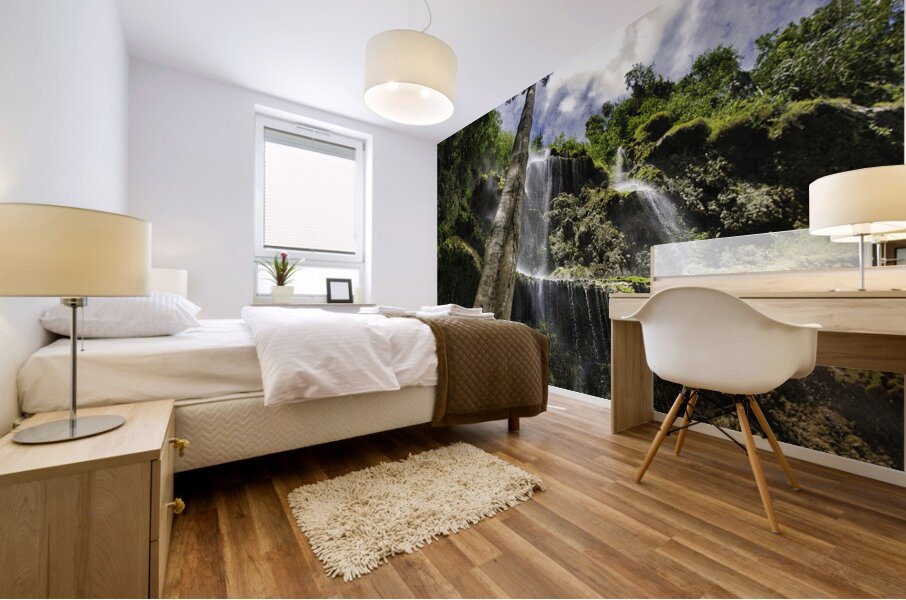 Vertical Horizon – Waterfall Canopy Cebu Philippines Mural print