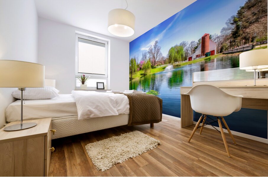 Allandale Lake in Spring Mural print