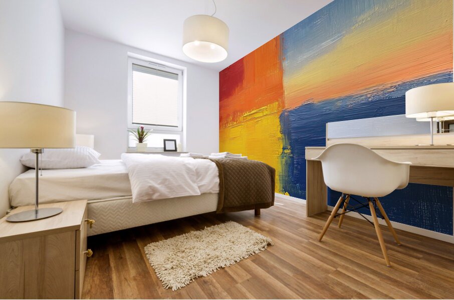 Chromatic Horizon H3N9P2 50 Mural print