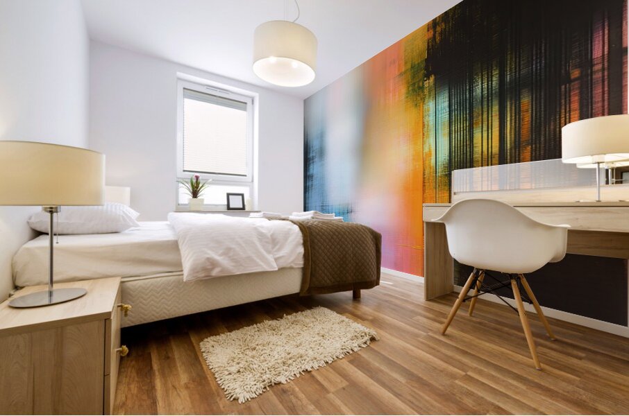 Chromatic Interference 79N4H2 52 Mural print