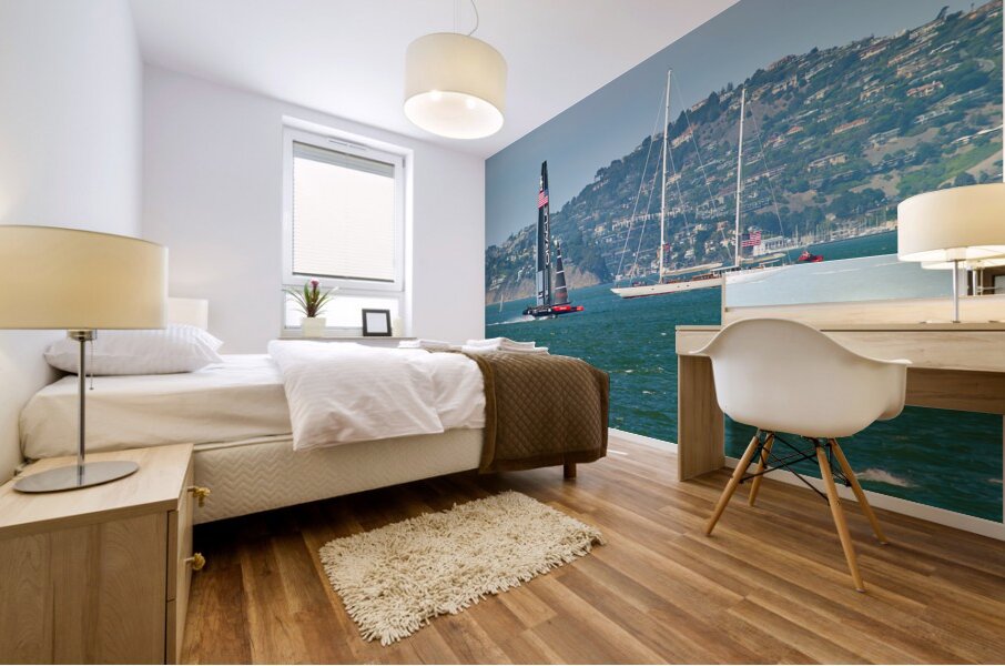 Americas Cup USA vs New Zealand 05 Mural print