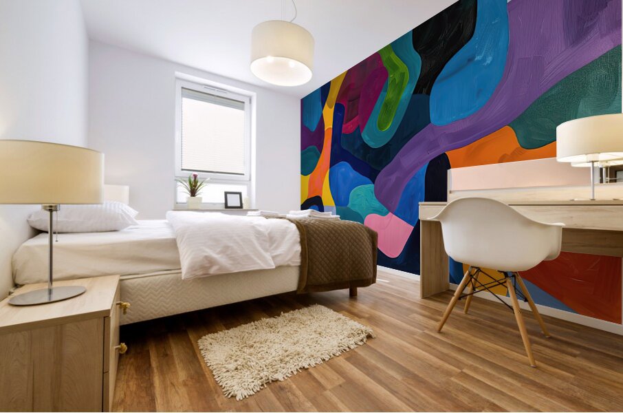 Chromatic Interplay 42HK9P 57 Mural print