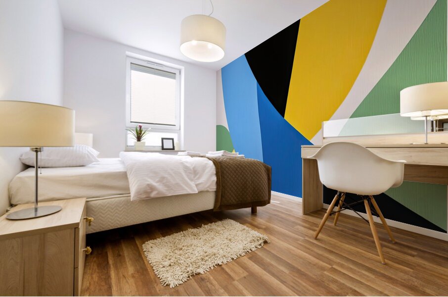 Chromatic Interplay 48H9N2 65 Mural print