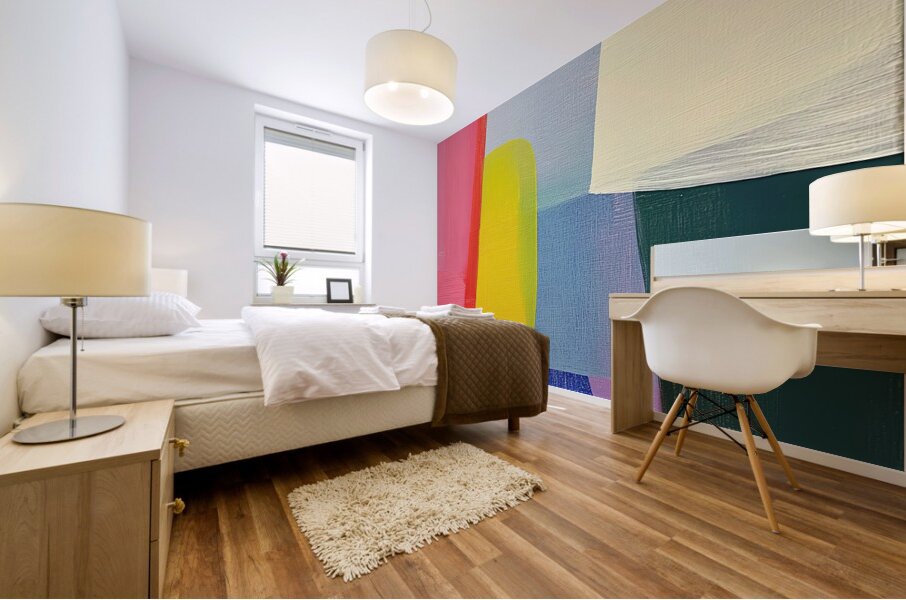 Chromatic Interplay 48H9P2 53 Mural print