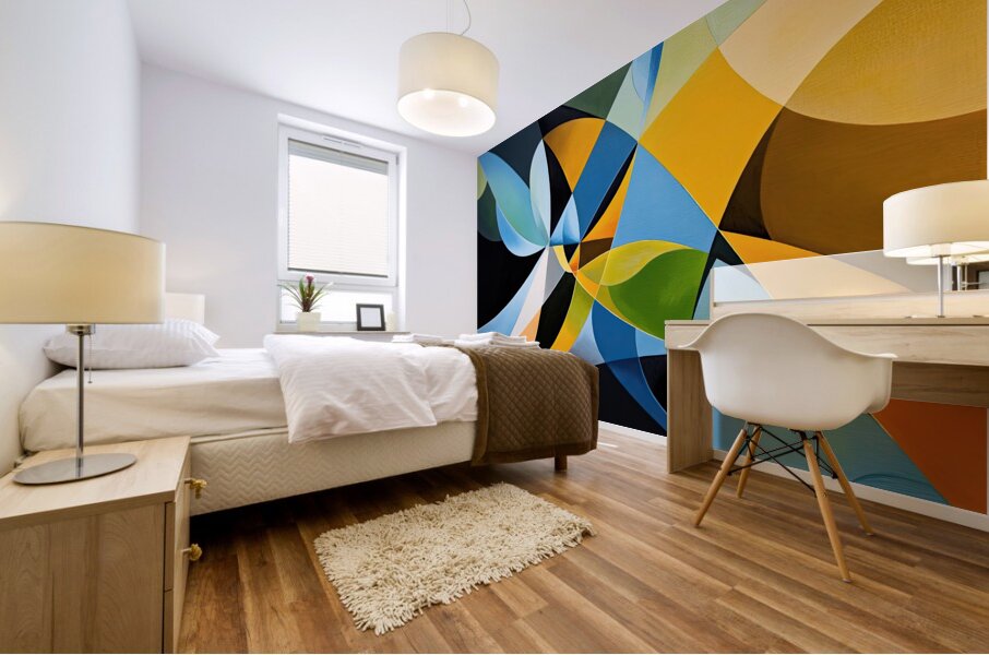 Chromatic Interplay 48H9P 59 Mural print