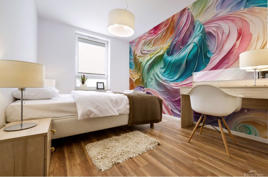 Ethereal Birth Mural print