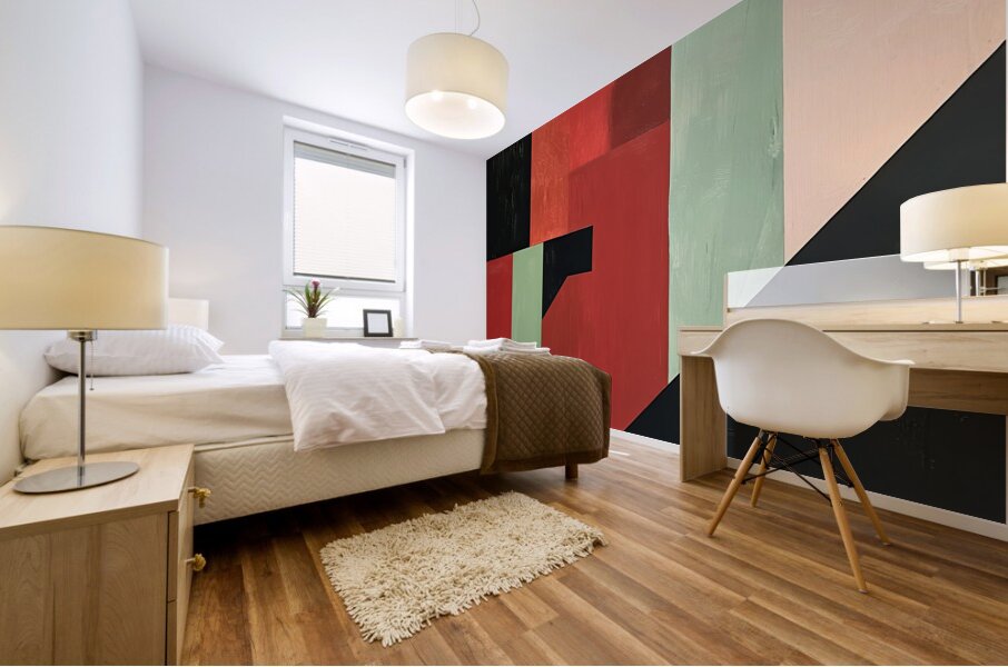 Chromatic Interplay 52H9N 58 Mural print