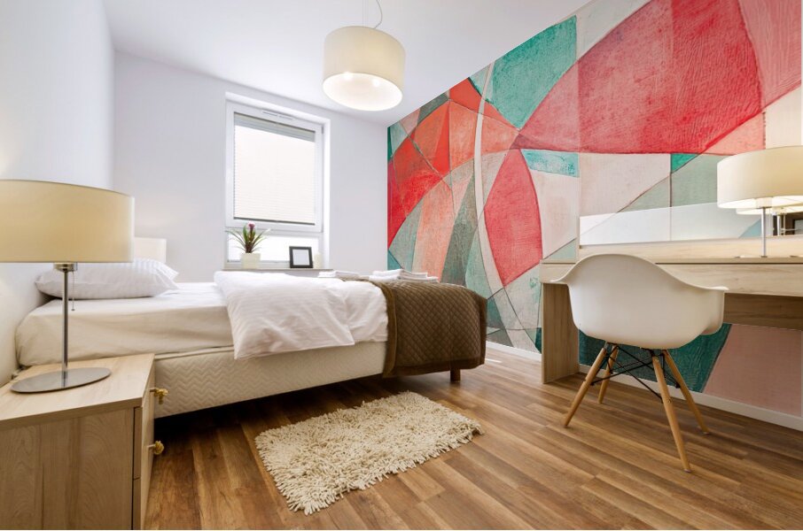 Chromatic Interplay 58H9N2 47 Mural print