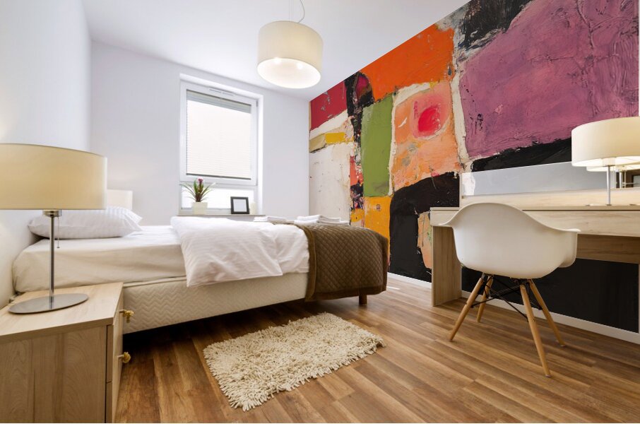 Chromatic Interplay 7H9N2P 58 Mural print