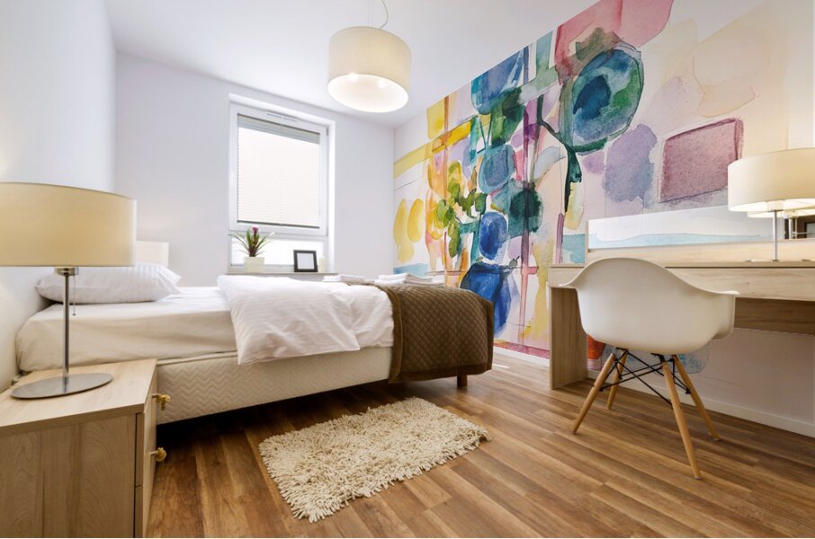 Chromatic Interplay 7H3N2P 47 Mural print