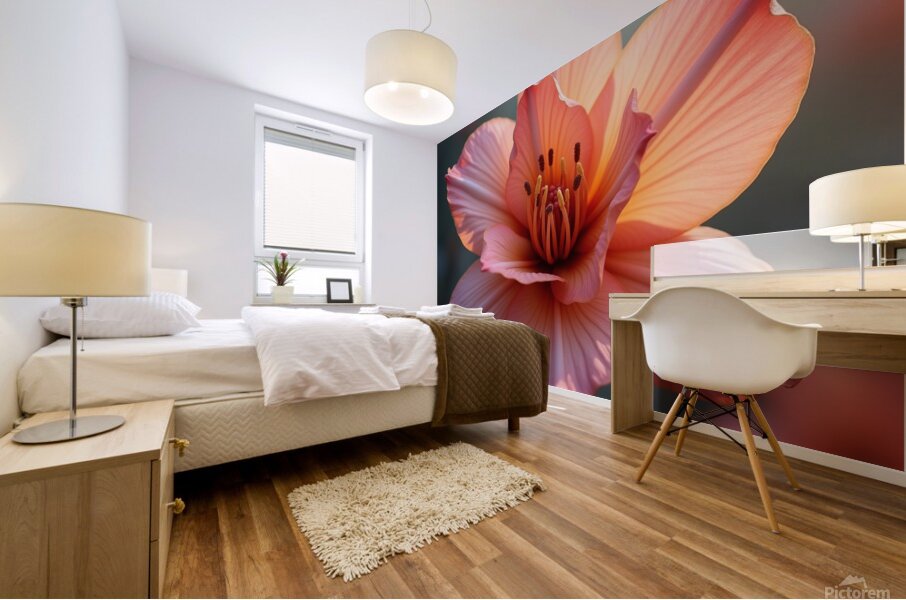 Flux Dev Create a series of artistic flower image Mural print