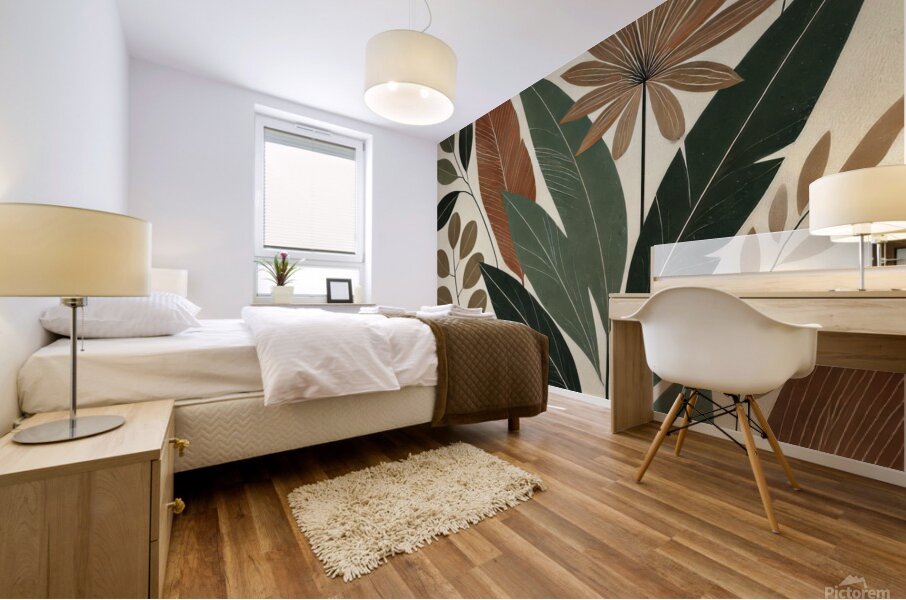 Plant art board 3 Mural print