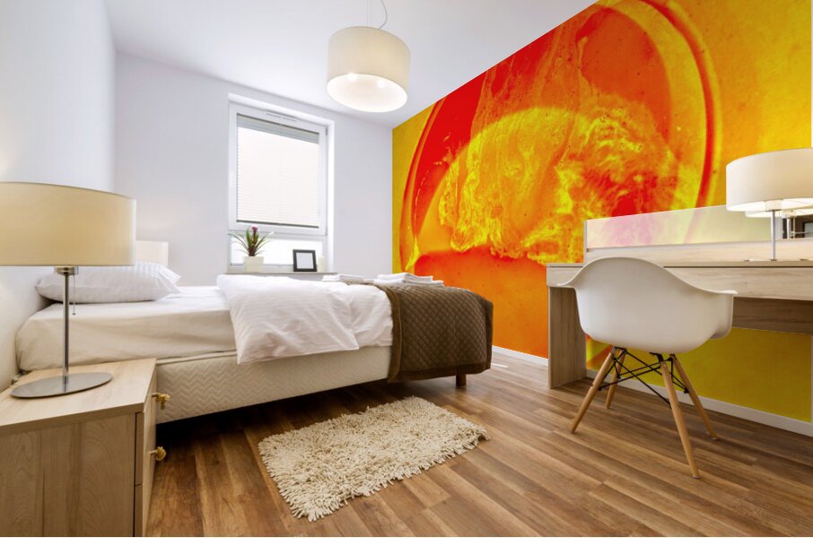 Cercle de feu Mural print