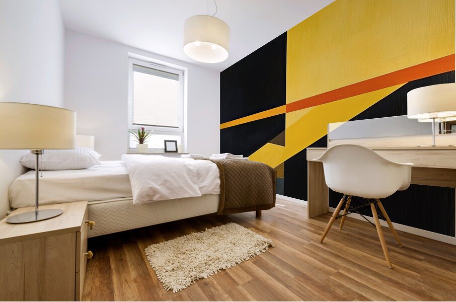 Chromatic Intersection Y29H7 49 Mural print