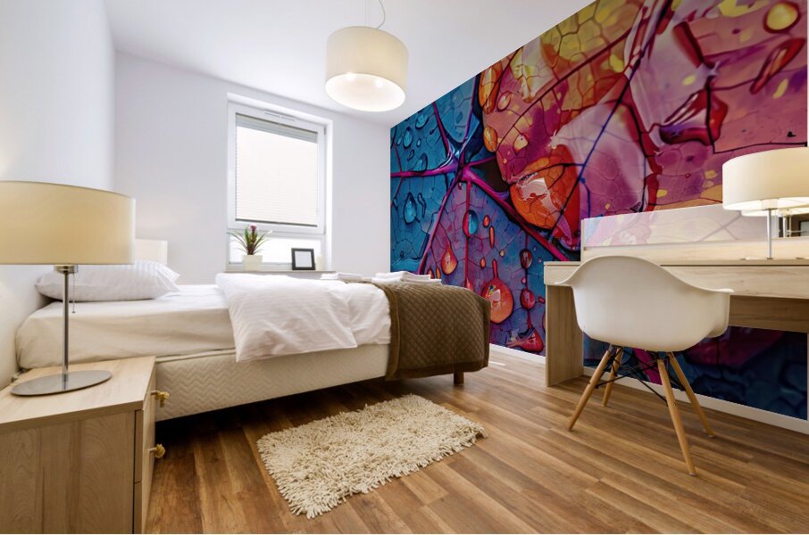 Chromatic Leaf Study H2N9J2 65 Mural print