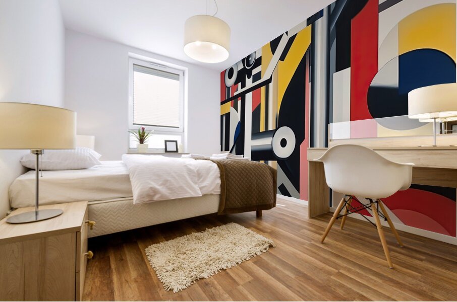 Chromatic Machinery Y59H2N 64 Mural print