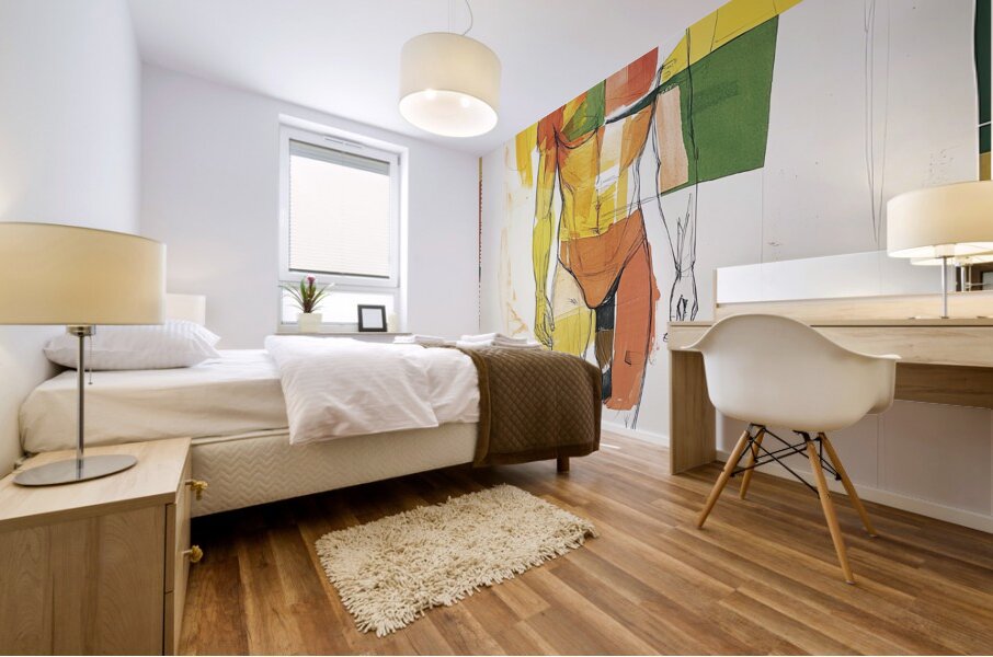 Chromatic Man AB92C3 55 Mural print