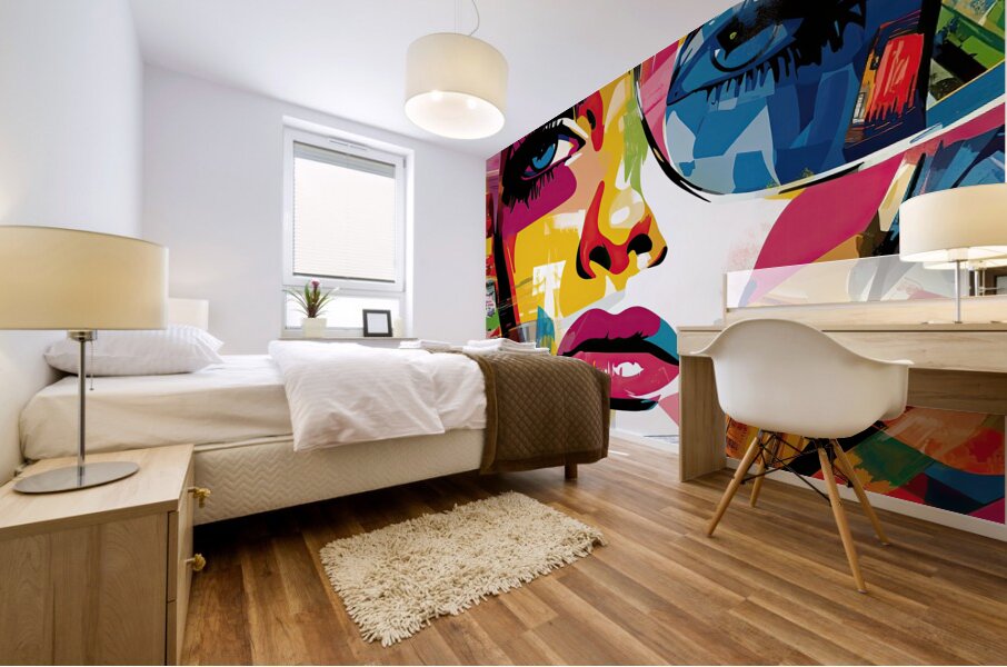 Chromatic Muse K29J3H 48 Mural print