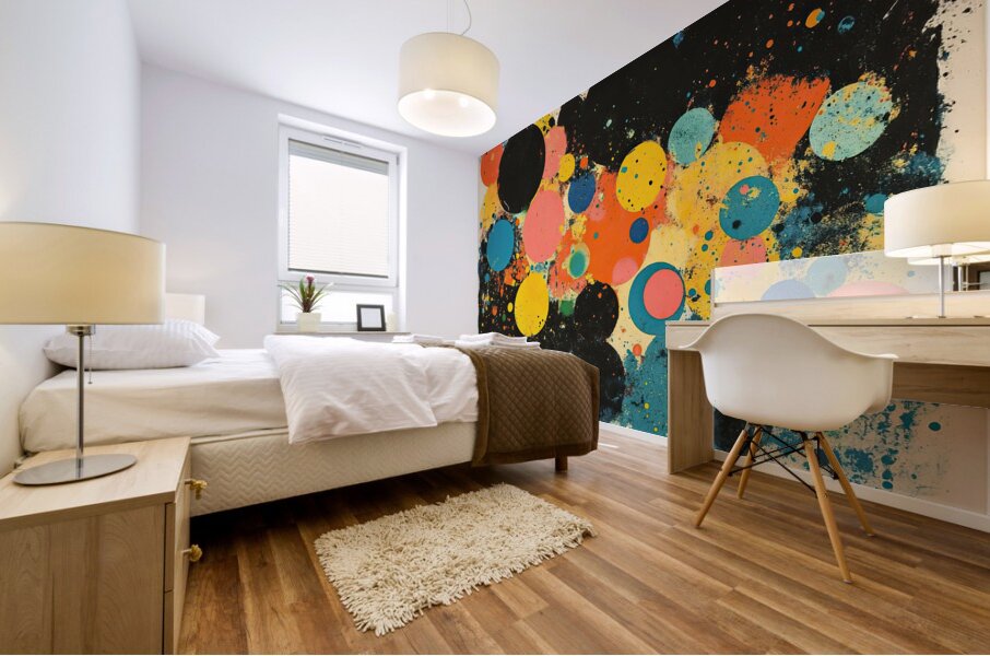 Chromatic Orbs Y89Z5H 60 Mural print