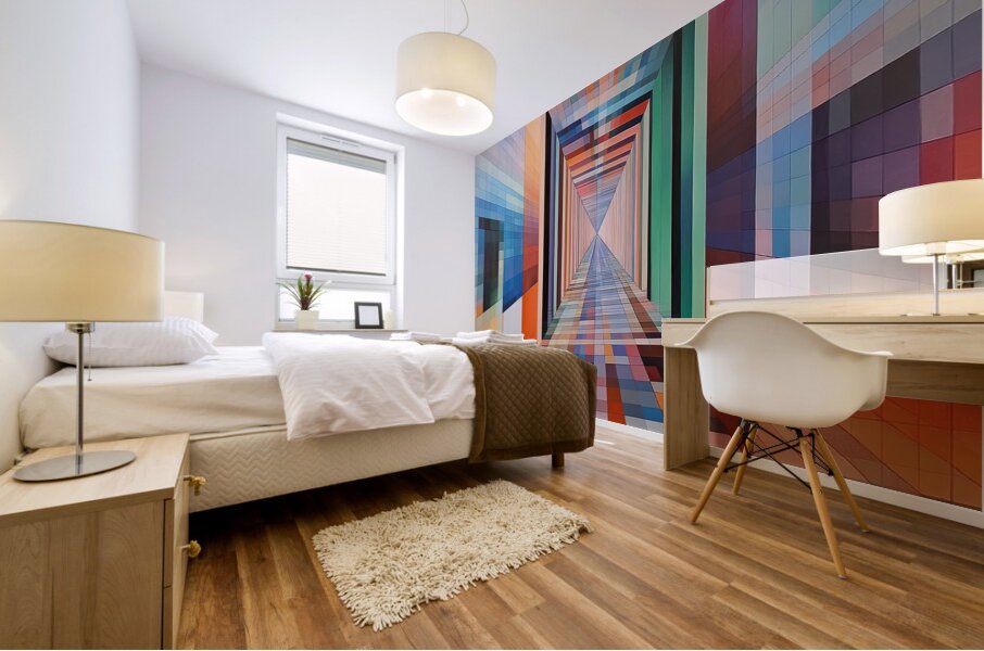 Chromatic Passage 7P3H9N 64 Mural print