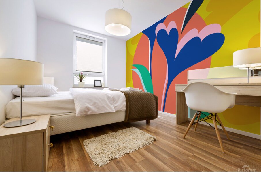 Floral Harmony Mural print