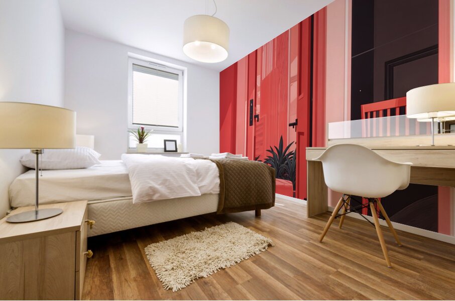  Stylized Aesthetic  Mural print