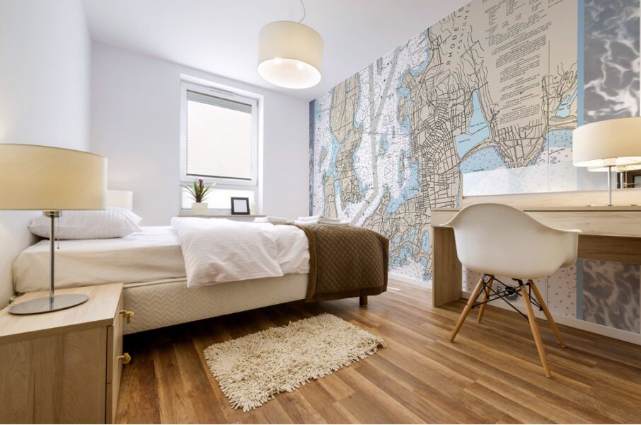 Narragansett Bay II Mural print