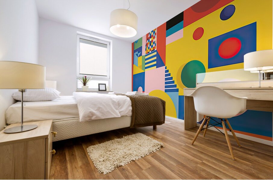 Chromatic Playground 48H9N2 64 Mural print