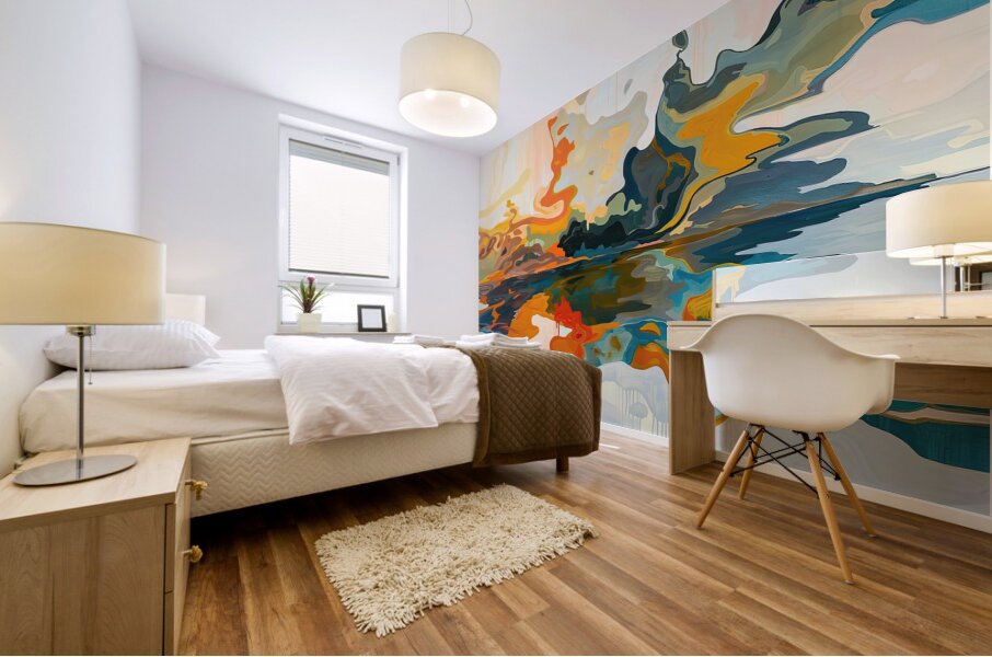 Chromatic Reflections J9N4H2 50 Mural print