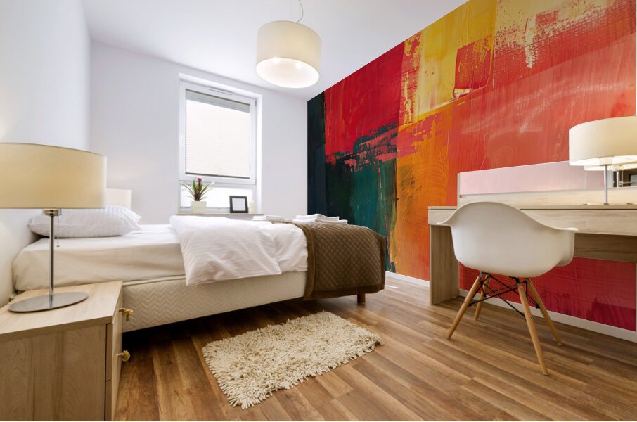 Chromatic Resonance 74HB2J 57 Mural print