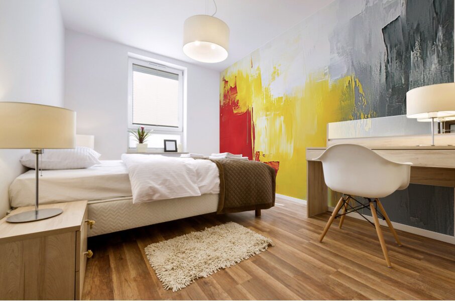 Chromatic Resonance 74H9N2 55 Mural print