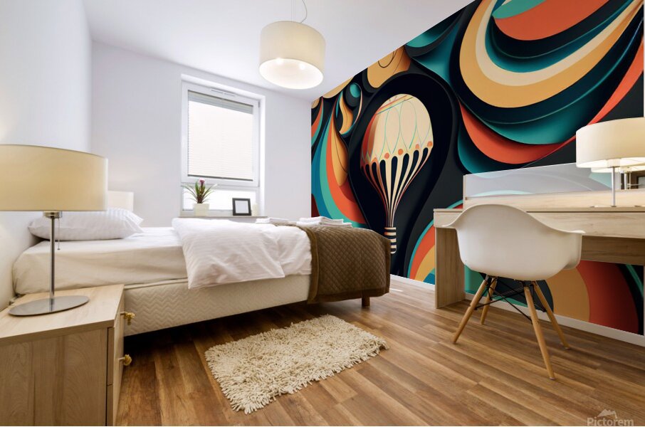 Whimsical Journey  Mural print