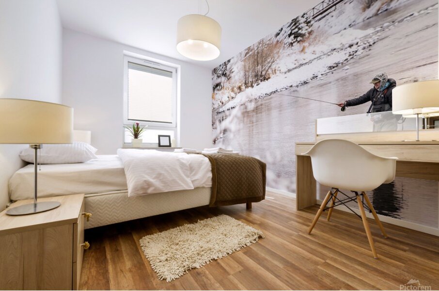 Winter Flies Mural print