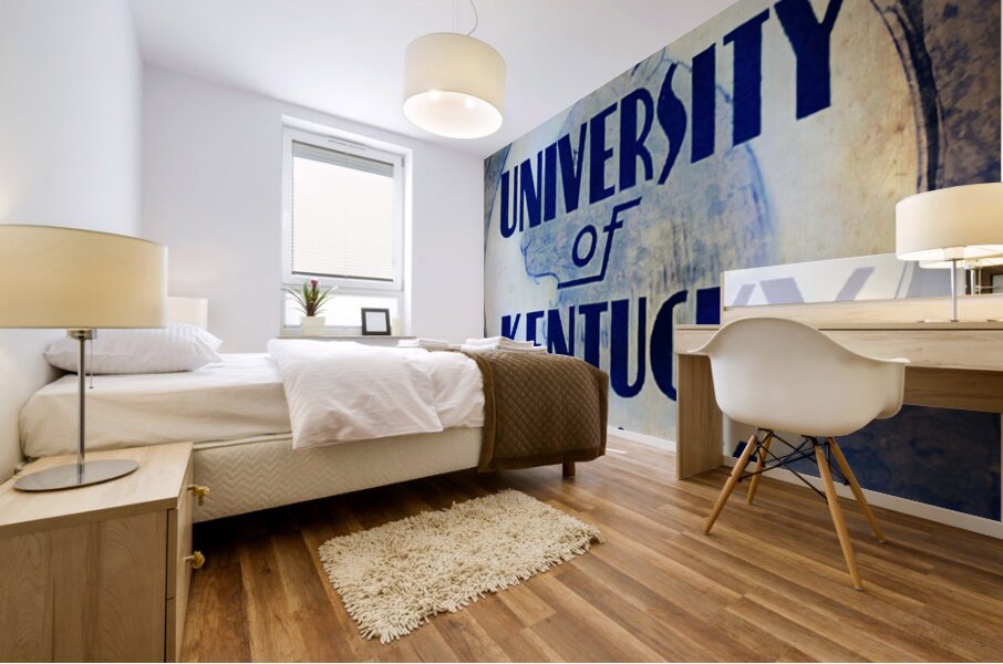 Vintage Kentucky Wildcats Art Remix Mural print