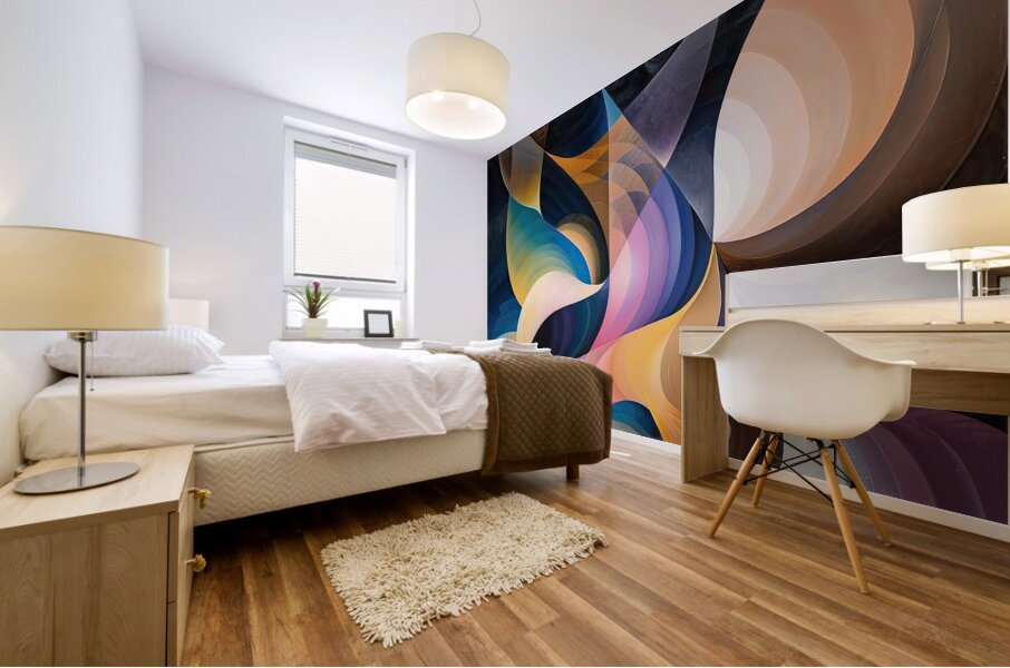 Chromatic Rhapsody 2P9H3N 55 Mural print