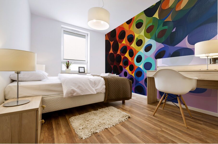 Chromatic Rhapsody 2P9H7D 55 Mural print