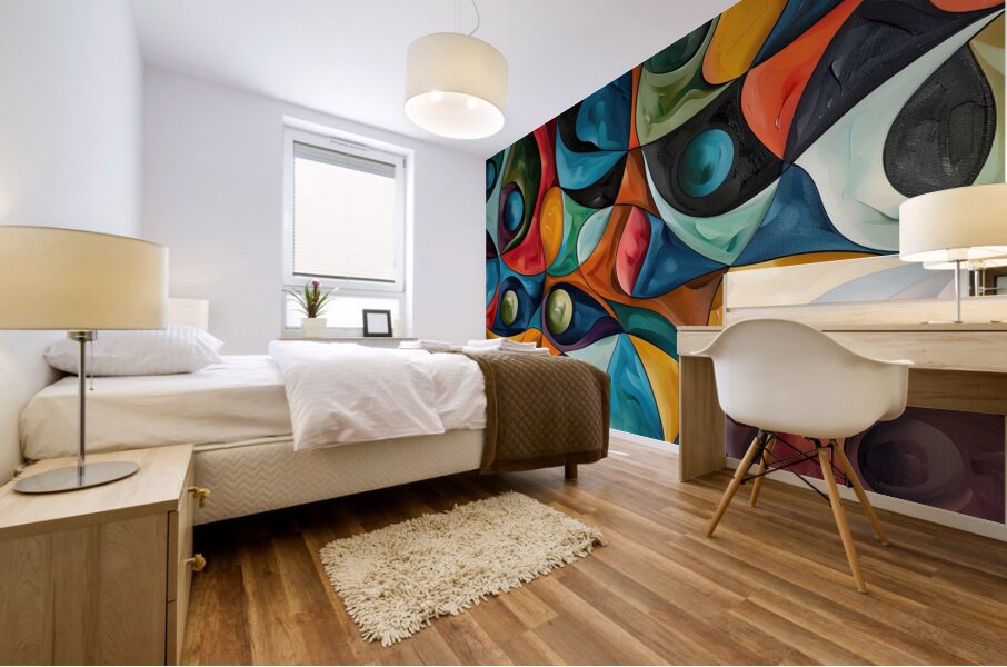 Chromatic Rhapsody 79B2D3 59 Mural print