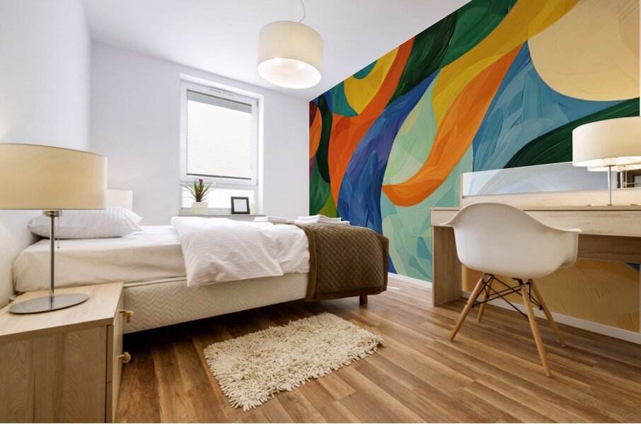 Chromatic Rhapsody 7P3H2N 57 Mural print