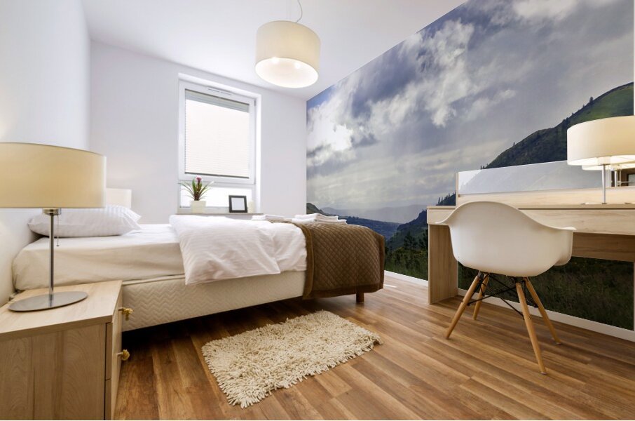 Columbia River Spring Oregon  Mural print